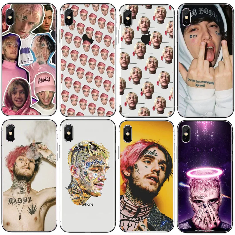 Lil Peep Bo жесткий чехол для телефона Apple iPhone X 10 7 6 6s 8 Plus 4 4S 5 5S SE 5C Чехол | Мобильные