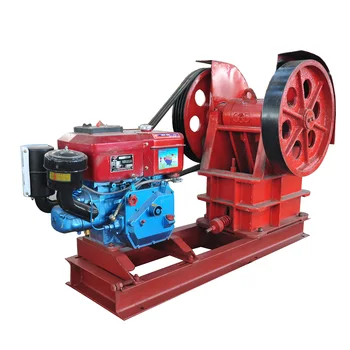 

PE-150x250 Dual Power Electric Motor Diesel Motor Big Stone Jaw Crusher Crushing Machine for Stones Coal Maganetic