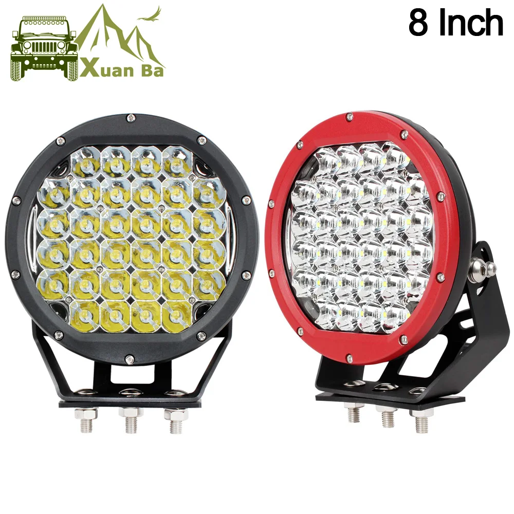 

Xuanba 8" Inch 160W Offroad Atv LED Driving Work Light For 12V 24V Trucks Trailers 4WD 4x4 Off Road Freight Car Lights Headlight