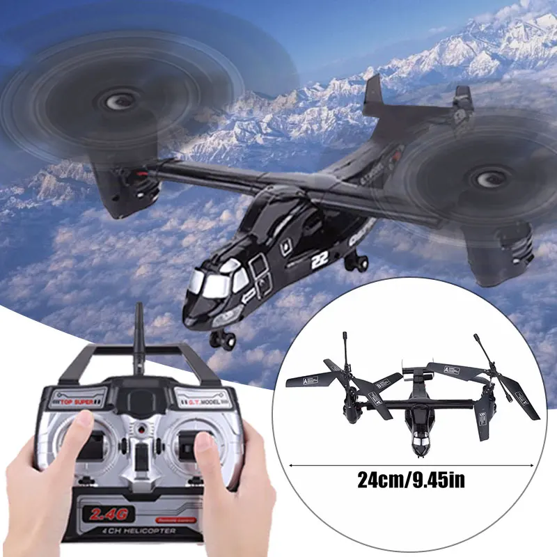 

Durable Original Helicopter 4.5CH Osprey Double Engine 2.4GHz Boys Hobbies