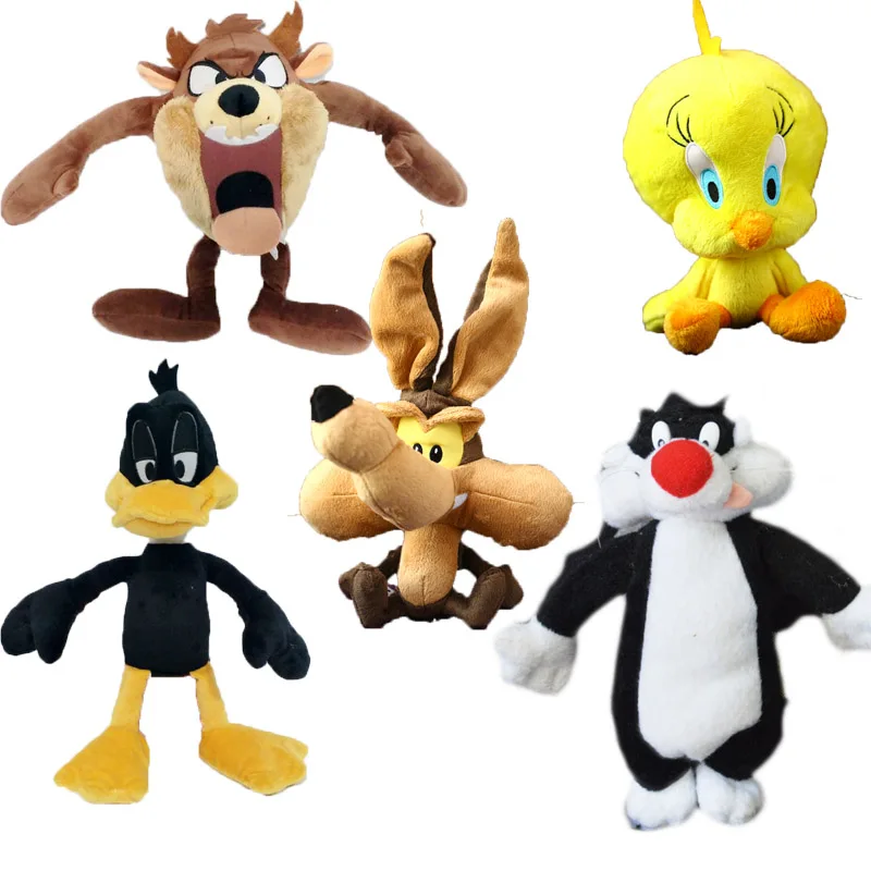 

Looney Tunes Rabbit Bunny Tweety Bird Tasmanian Devil Daffy Duck Sylvester Plush Toys Soft Stuffed Animal Doll