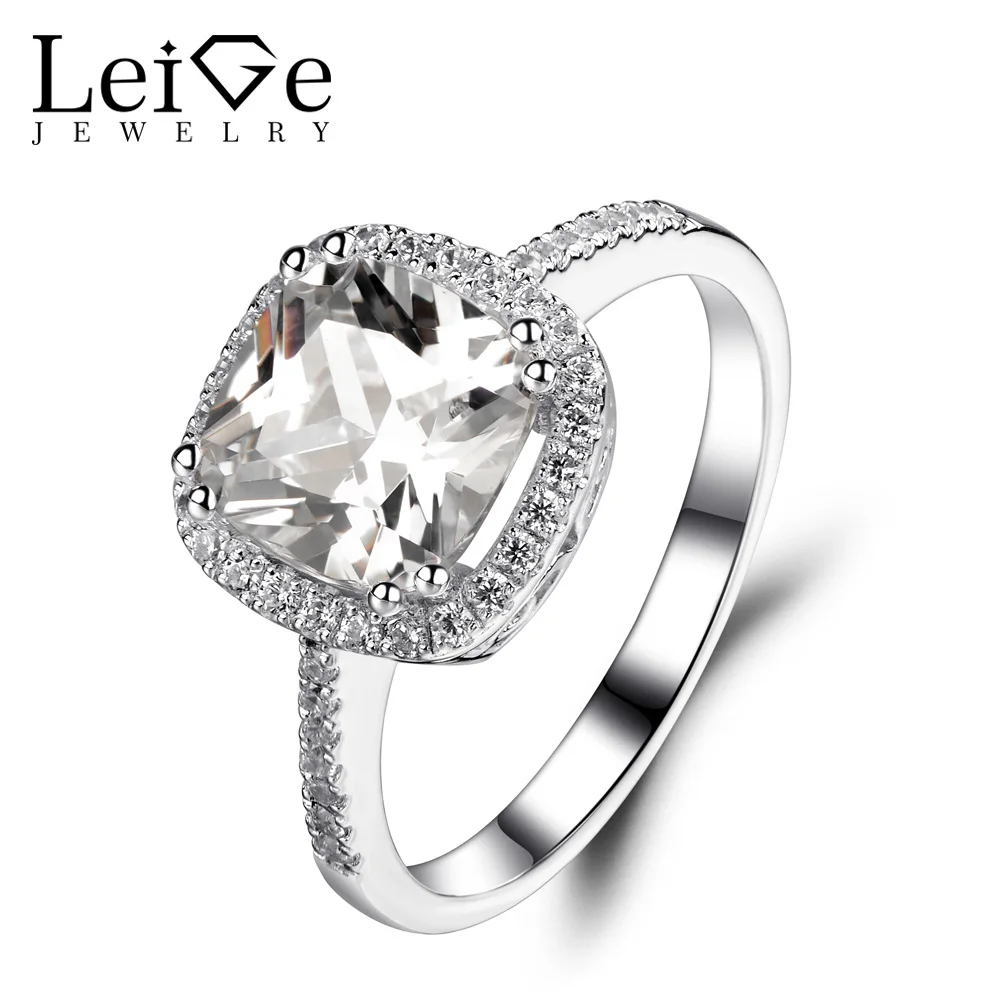 Leige Jewelry Cubic Zirconia Rings Women Sterling Silver 925 Fine