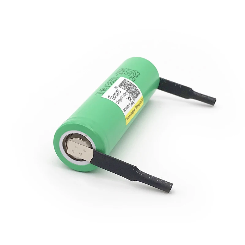 18650 аккумулятор 25r inr18650 2500mah 20a с никелевым аккумулятором diy для