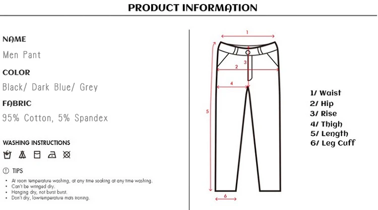 Product Information-Pants0