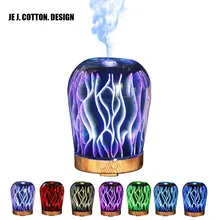 3D Море Дельфин увлажнитель воздуха для дома 100 мл ароматерапия диффузор аромат Эфирные масла диффузор тумана, fogger со светодиодной подсветкой