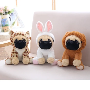 

Cute Simulation Dog Plush Toy Animal Soft Stuffed Doll Dog Cosplay Dinosaur Elephant Kids Toys Birthday Christmas Children Gift