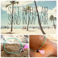 Dongmu ювелирные изделия ручной работы летний ножной браслет бусы Бохо босиком пляж богемский браслет на лодыжку хиппи стиль бисером лодыжки браслет