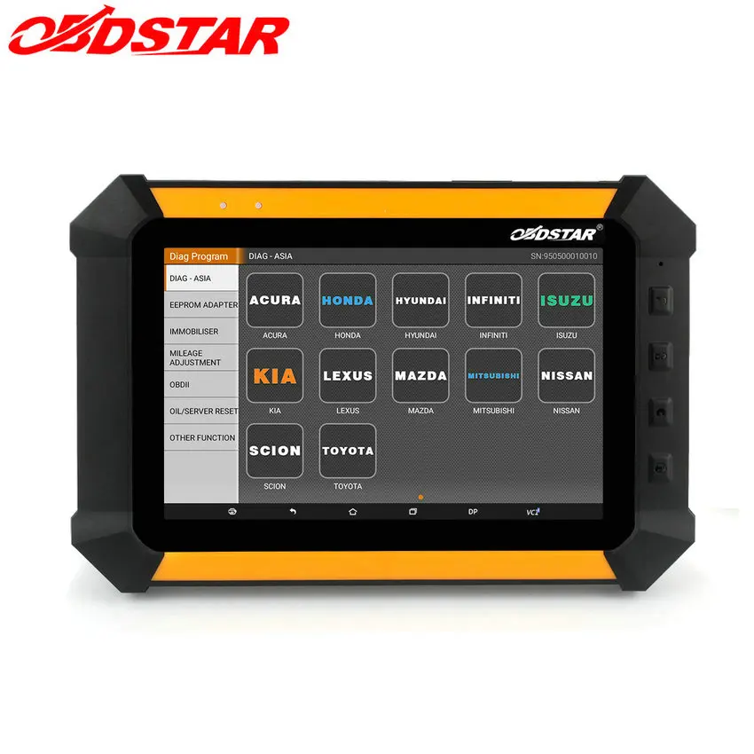 Newest OBDSTAR X300 DP Auto Key Programmer Tablet Immobilizer Key