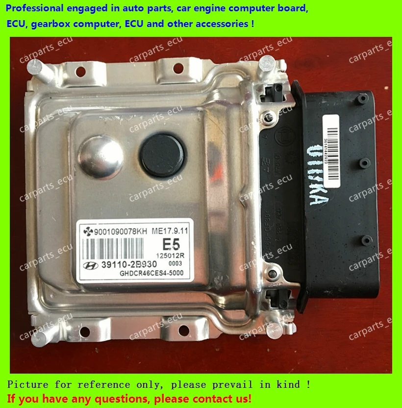 

For Hyundai Elantra Landau Renner TUCSON car engine computer board/ME17.9.11 ECU/Electronic Control Unit/39110-2B930/39110 2B930