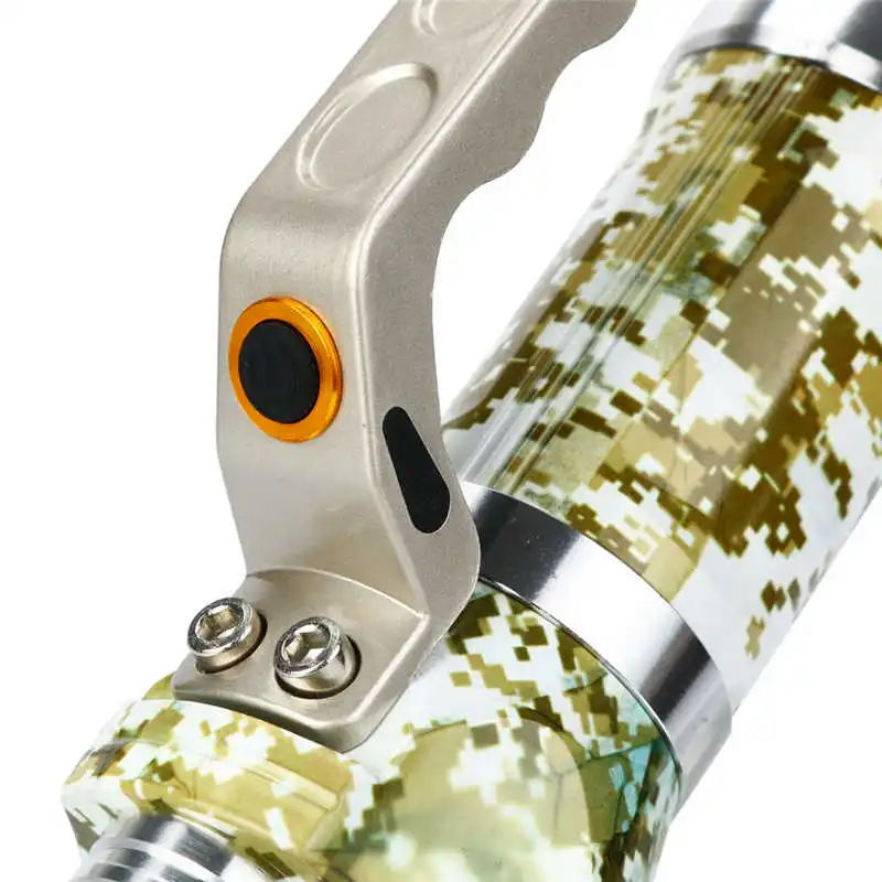Rechargeable LED Searchlight Tactical Flashlight lanterna led t6 Spotlight 9000 Lumens led flashlight 18650 fanatic #4S14 (4)