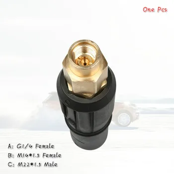 

G1/4 Inch M14*1.5 M22*1.5 mm Foam Nozzle Fan nozzle Snow Foam Nozzle Foam Generator for Car Wash Foam Gun Pressure Washer