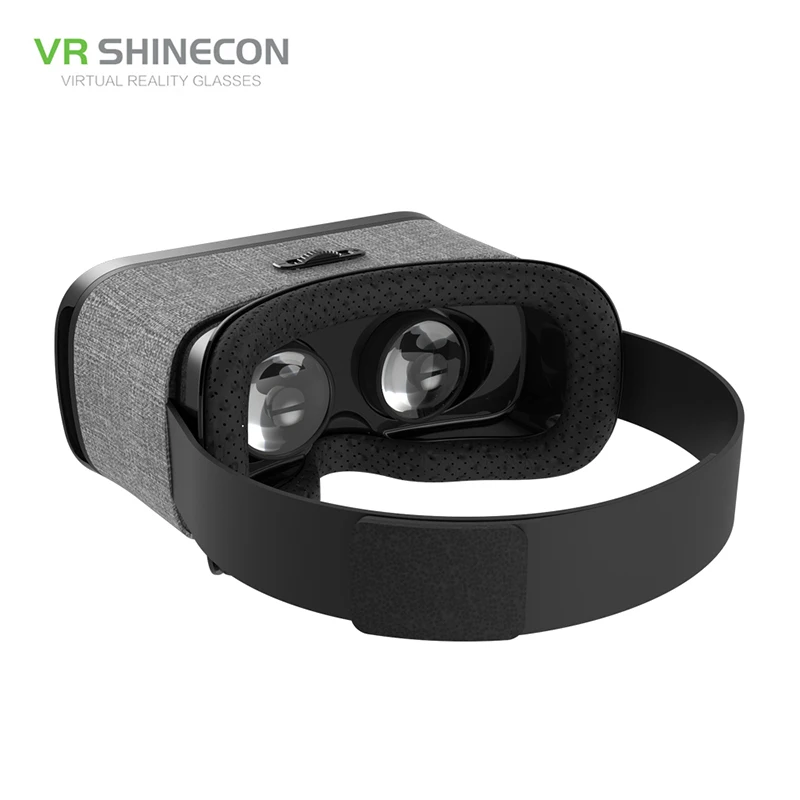 Shinecon VR очки 3D захватывающая коробка виртуальной реальности картонная переносная VR коробка гарнитура для 4,3-6,0 дюймового смартфона+ контроллер