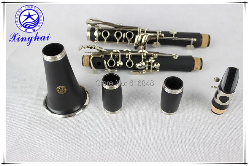 wholesale xinghai stock 17 key clarinet Bakelite drop B tuning