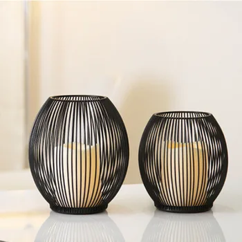 

Metal Lantern Articles Owl Teatick Hanging Shabbat Home Decor Gifts Candle Vase Holders Morden Metal Hollow Out 5ZX054