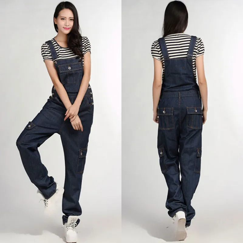 Женские джинсы Свободные Комбинезоны большого размера 5XL 2019|romper denim|fashion romperoverall