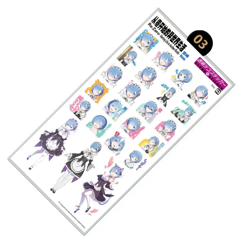 Re-Zero-Kara-Hajimeru-Isekai-Seikatsu-Anime-Stickers-Laptop-Mobile-Phone-Plastic-Transparent-Decal-Sticker-Toy (1)
