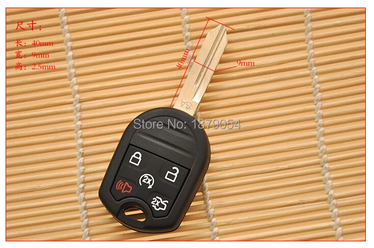 5 Buttons Ford Raptor Edge remote key shell with Left Cllamp  (1).jpg