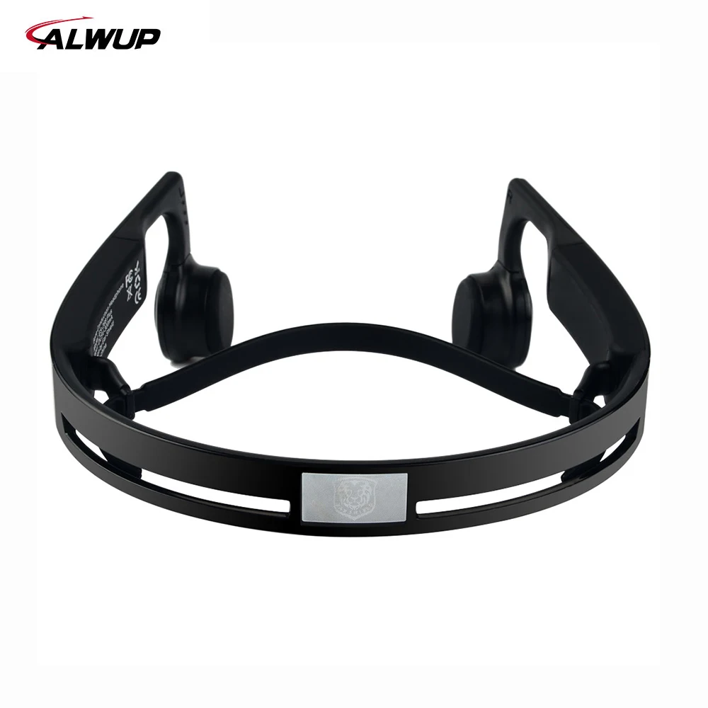 ALWUP Wireless Headphone Bluetooth earphone Bone Conduction Sports Stereo Headset Headphones with Mic Microphone Bluetooth 4.2-6