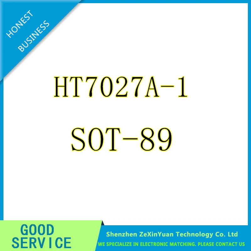 

50PCS/LOT HT7027A-1 SOT-89 Low power voltage detector for MCU monitoring chip