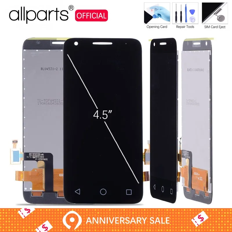 Дисплей для Alcatel One Touch Pixi 3 4.5 4027D 4027X 4027A OT4027 LCD в сборе с тачскрином Оригинал
