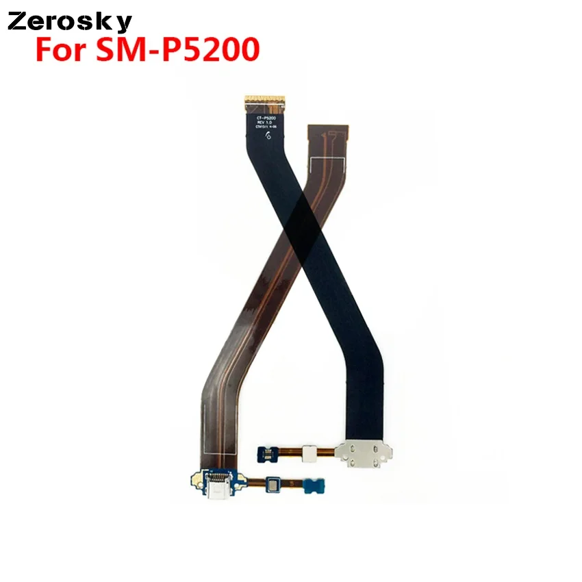 

New Arrival Charge Connector For Samsung Galaxy Tab 3 10.1 P5200 P5210 P5220 Charging Cable Dock Usb Connector Port Flex Cable