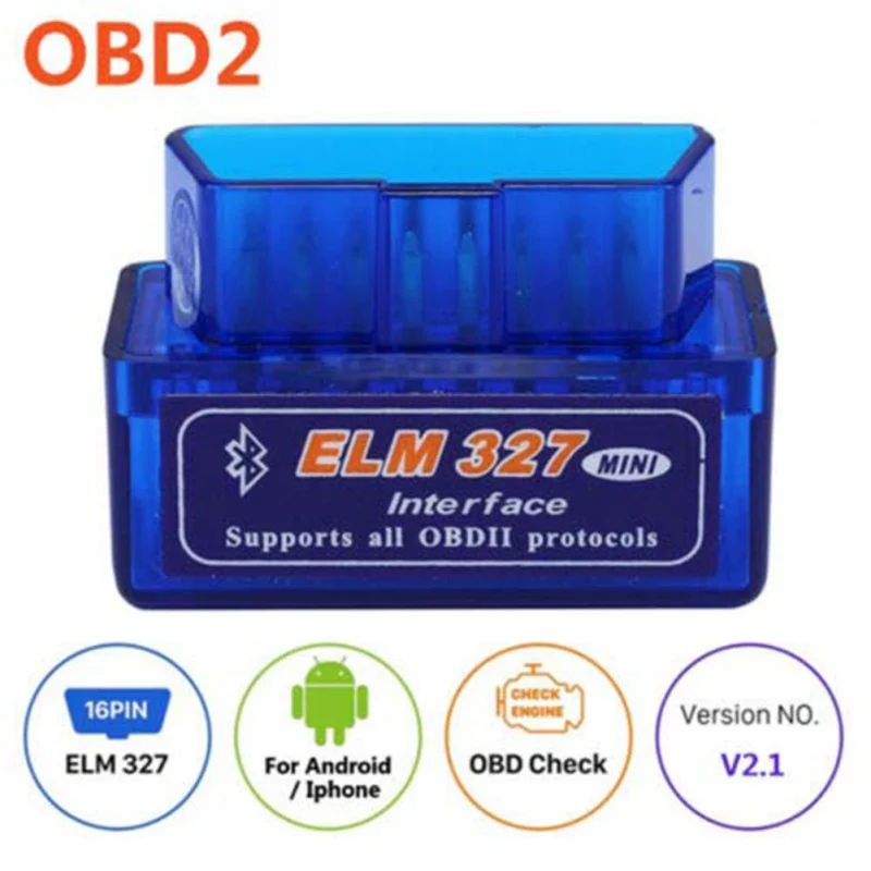 Bluetooth сканер OBD 2 V2.1 автомобильный диагностический инструмент ELM 327 Bluetooth для Android/Symbian/для протокола OBDII