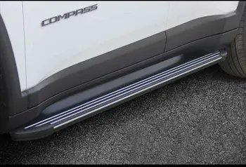

2 PCS Running Board Side Step FIT for JEEP new Compass 2017-2020 Nerf Bar Platform Iboard