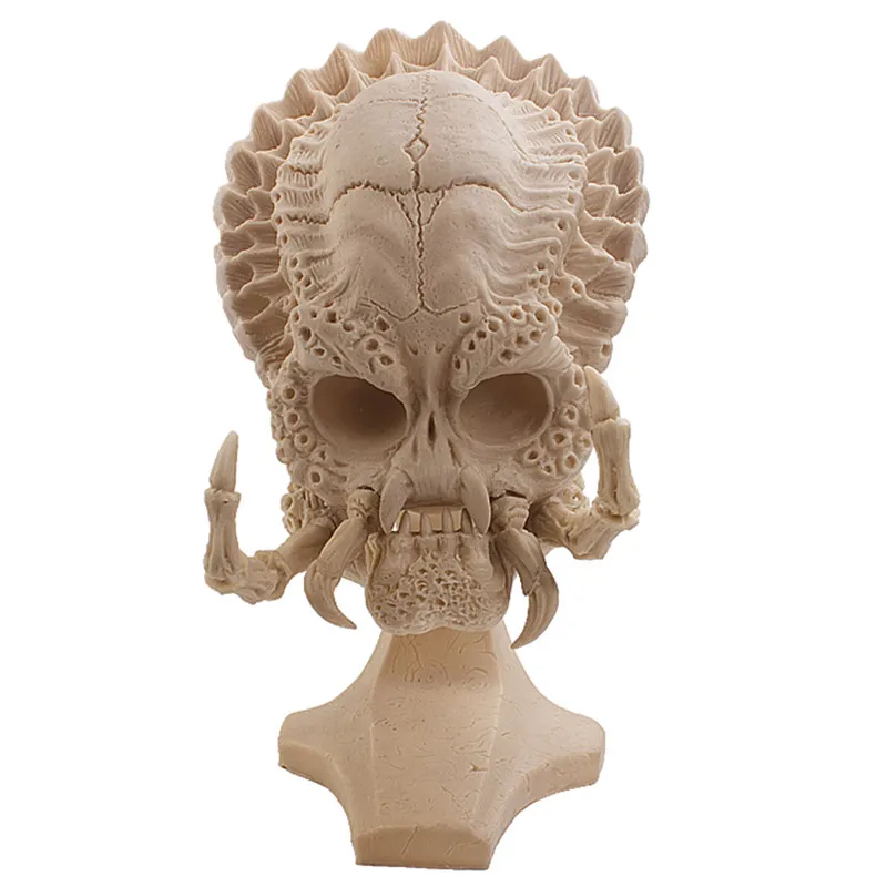 Crafts Arts Crafts Aliens vs Predator Sculpture Film Props Aquarium Decoration Resin Crafts DIY Painting Albuginea Skull Crafts Arts Crafts Aliens vs Predator Sculpture Film Props Aquarium Decoration Resin Crafts DIY Painting Albuginea Skull