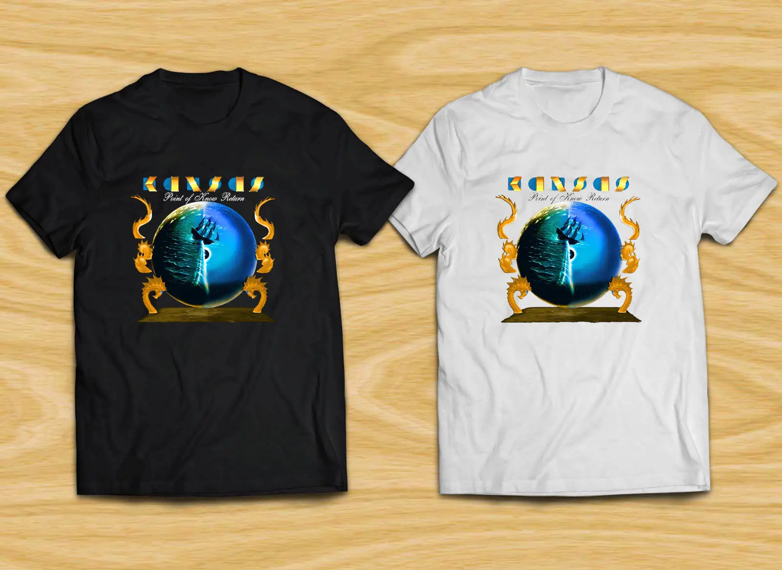 

Kansas Band Point Of Know Return Men'S Black White T Shirt Xs To 3Xl Pride Of The Creature T Shirts Print T Shirt Male Brand