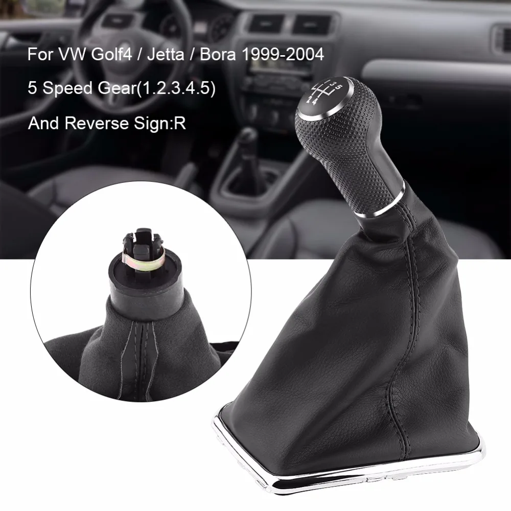 

5 Speed Car Knob Gaiter Gear Shift Knob Gearstick Gaiter Boot Kit For For VW Golf4/Jetta/Bora 1999-2004 Car-Styling Accessories