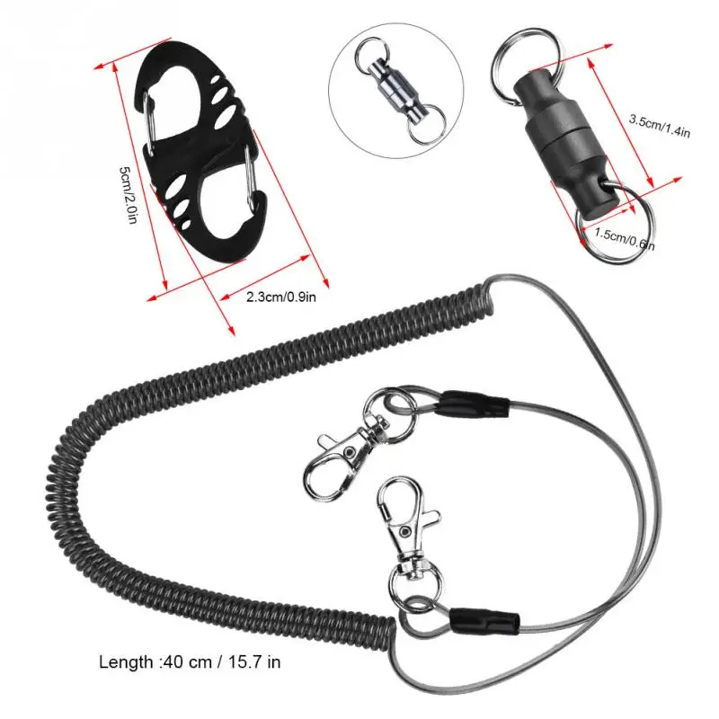 Многофункциональный рыболовный шнурок с пряжкой гребля каяк скалолазание безопасные плоскогубцы зажимы рыболовные снасти инструменты