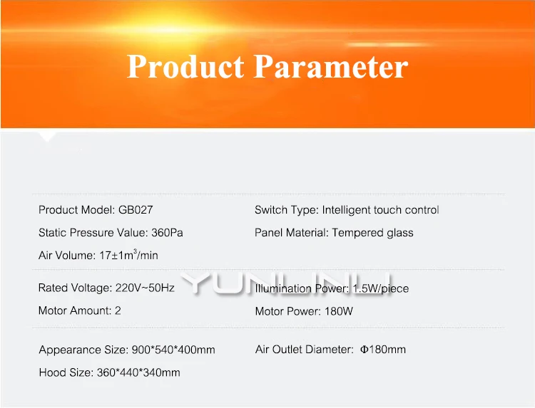 180 Вт бытовой Диапазон капот сбоку всасывания Тип кухонный вентилятор Intelligent Touch управление + движения зондирования дым Дымосос GB027