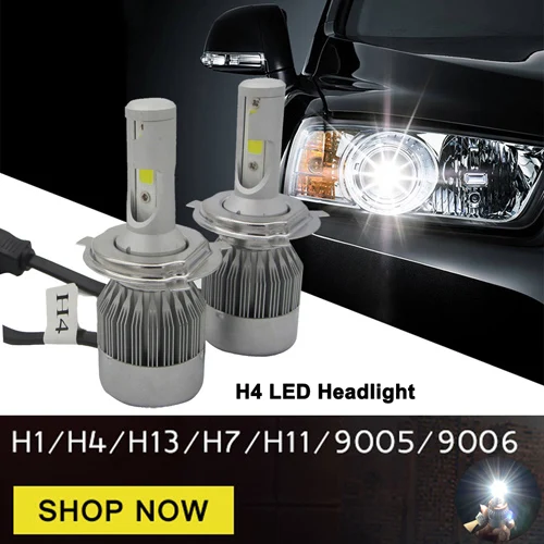 Новинка 30000 люмен Автомобильный светодиодный фонарь CSP яркий белый Головной фонарь H4 HB2 9003 дальний/ближний свет автомобильные лампы