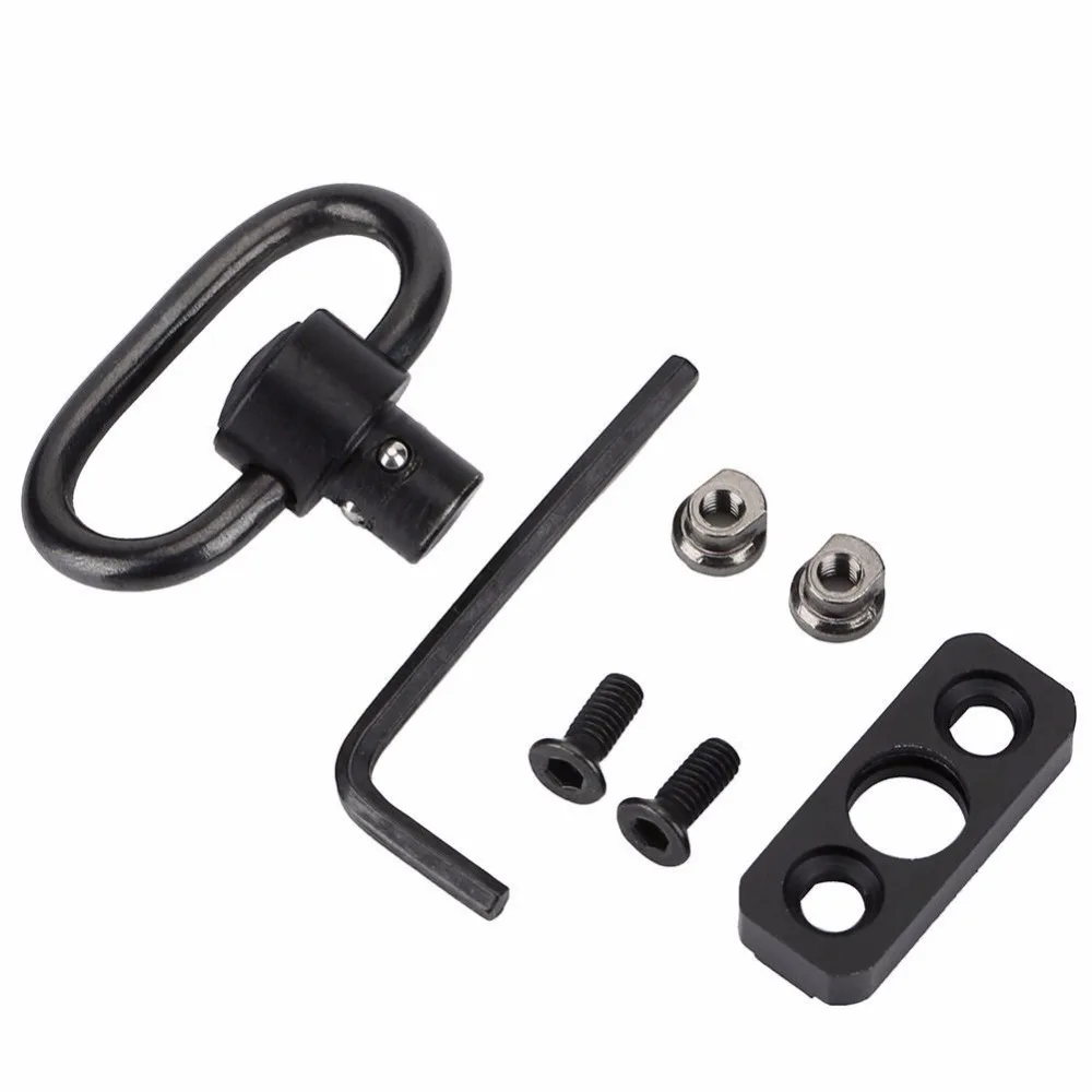 VERY100 Tactical Push Button QD Sling Swivel Mount Key Mod KeyMod Rail