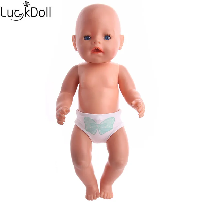 Luckdoll новые кукольные аксессуары мультфильм трусики подходят 43 см кукла, лучший подарок для детей