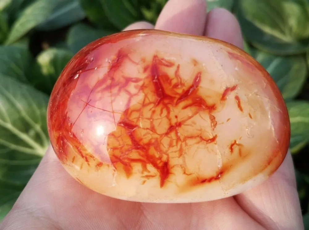 Natural-Red-Carnelian-Geode-Crystal-Quartz-Agate-Polished-Specimen-125g (2)