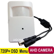 Mini AHD camera 3.7mm pinhole lens 720P 1/4″ CMOS Sensor 720P AHD / 1000TVL with OSD Button for Security Surveillance Systems