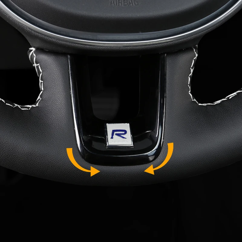1 шт. для Volvo XC60 2018 Натуральная Кожа DIY чехол на руль автомобиля аксессуары