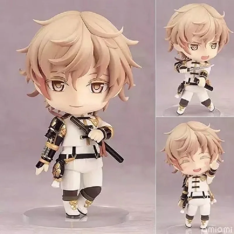 

New 10cm Anime Action Figure Touken Ranbu Online Nendoroid Monoyoshi Sadamune 651 Model PVC Statue Cool Boy Collection Game Doll