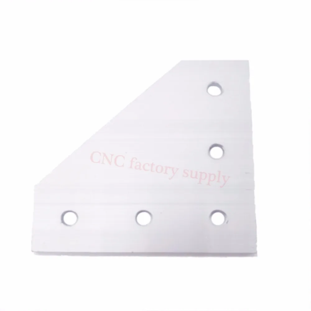 

Hot anodized 90 Degree Joining Plate with 5 OR 7 Holes For EU Standard 2020 OR 3030 Aluminum Profile Slot for Kossel DIY CNC