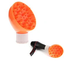1Pcs Orange Miter Multifunctional Wind Cover Pro Salon Hair Design Styling Tools Plastic Hair Dryer Diffuser Blowers Fluffy Tool
