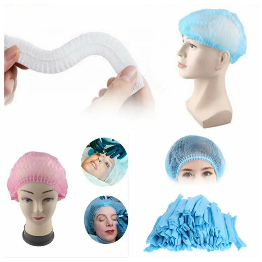 

100pcs Microblading Accesories Permanent Makeup Disposable Hair Net Caps Sterile Hat For Eyebrow Tattooing Accessories Tatoo