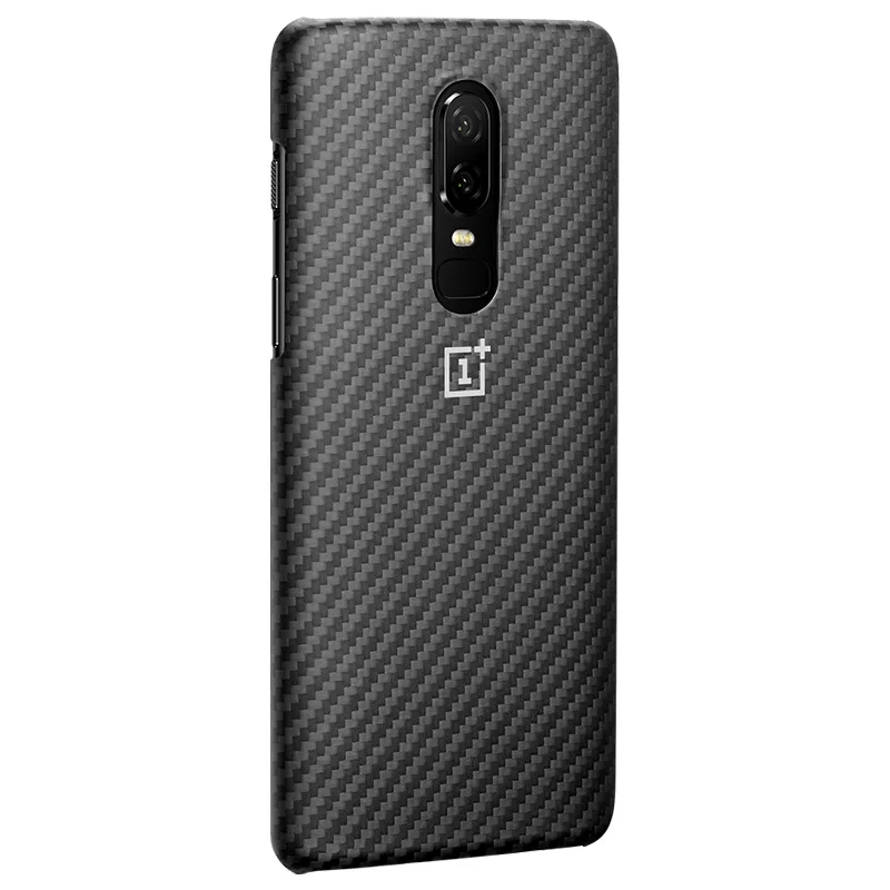 OnePlus 6T защитный чехол Karbon OnePlus 6T задняя крышка чехол для телефона s ультра тонкий кевлар Черный One Plus 6T