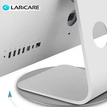 LARICARE Lazy Алюминий 360 Вращающийся шарнир держатель для ноутбука поддержка для монитора/ноутбука/большой экран ТВ монитор поворотный стол стенд