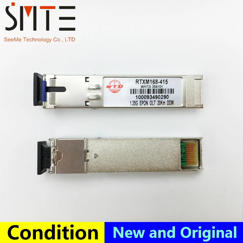 WTD RTXM168 415 1 25G 20 км DDM EPON для HG HUAWEI ZTE OLT класса B + программирования в производственных