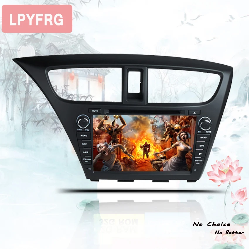 Автомагнитола для Honda CIVIC Hatchback 8 дюймов 2 Гб ОЗУ Android 1 GPS Dvd плеер Bluetooth навигация