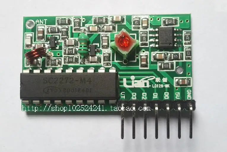 4 Channel 433MHz Receiver module Decoder SC2272-T4