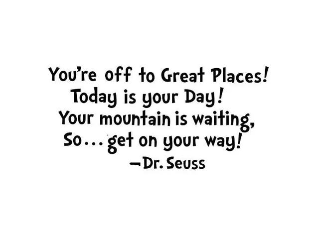 you re off to