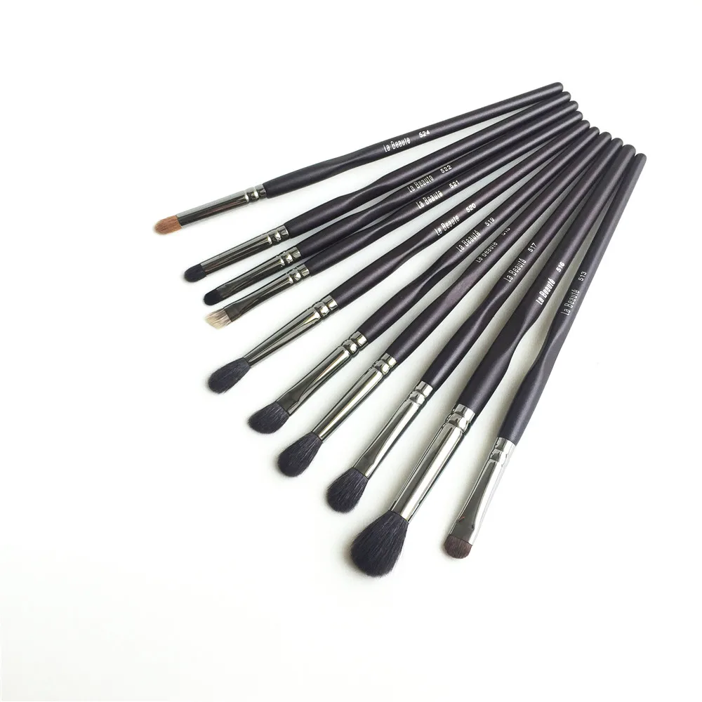 La Beaute 10Pcs Professional Eye Brush Set _ 3