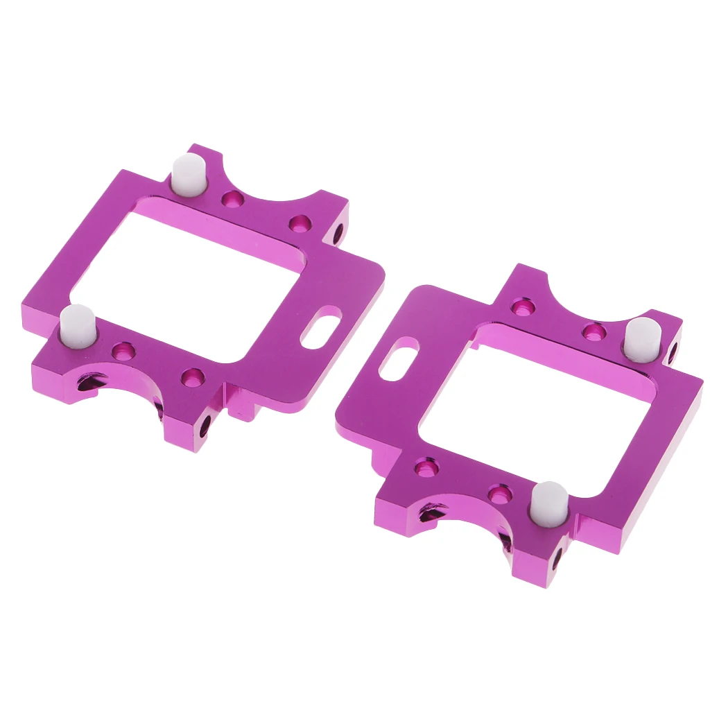Aluminum Rear Gear Box Mount 2PC for HSP 94103 94123 94111 94107 94108 94170 RC Car Upgrade Parts